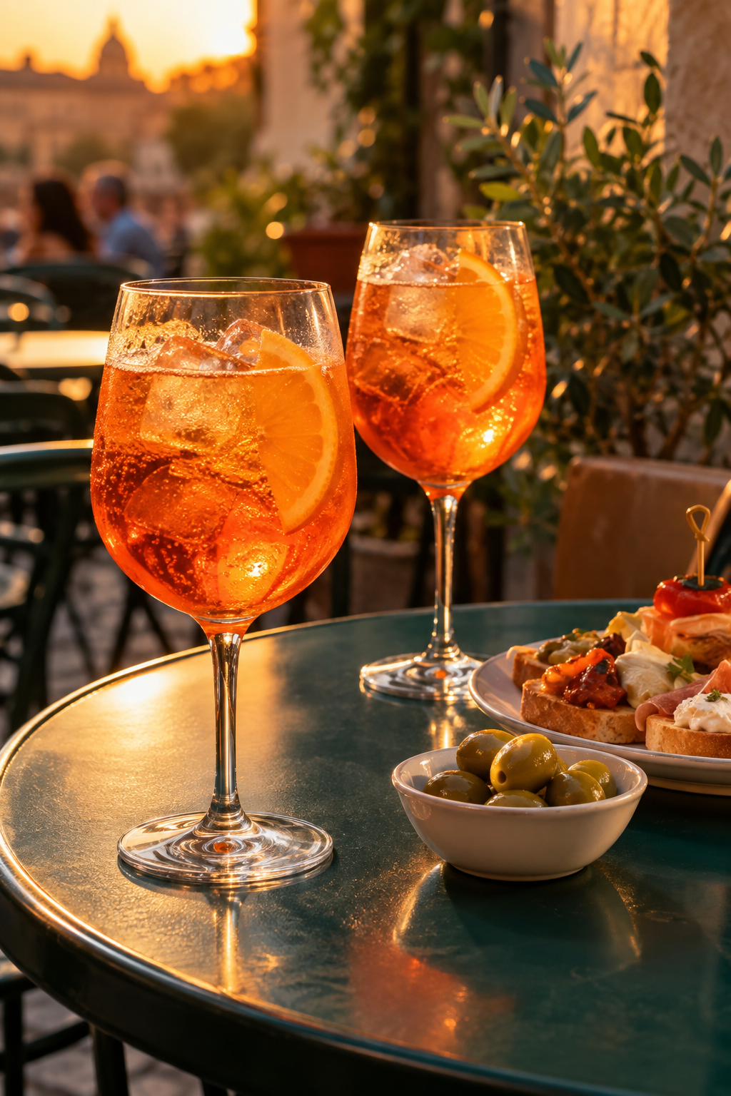 Immagine dimostrativa di spritz e stuzzichini
